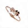 Golden quality bracelet stainless steel, internet celebrity, wholesale, pink gold, does not fade