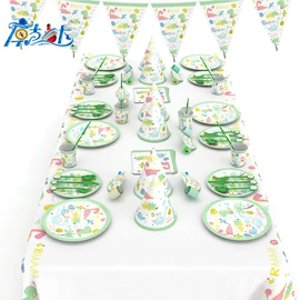 场地布置道具;其他圣诞用品;一次性碗碟