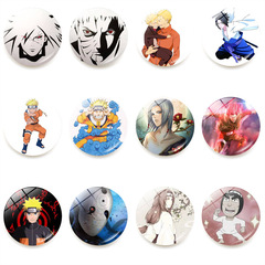 跨境歐美配飾 火影忍者時光寶石時尚磁性玻璃冰箱貼25mm來圖製作