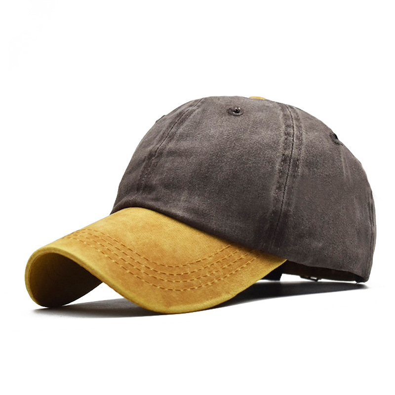 Los niños adultos transfronterizos de AliExpress padre-hijo lavado puro algodón color sólido luz tablero gorra de béisbol de los hombres gorra de béisbol de costura