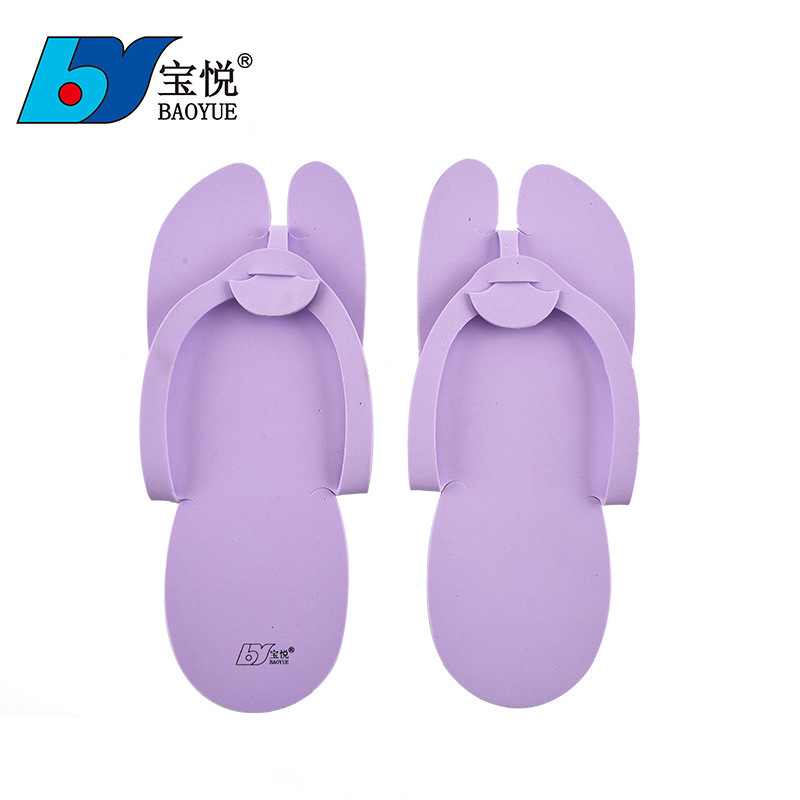 Factory direct disposable slippers beauty SPA travel portable flip-flops beach shoes