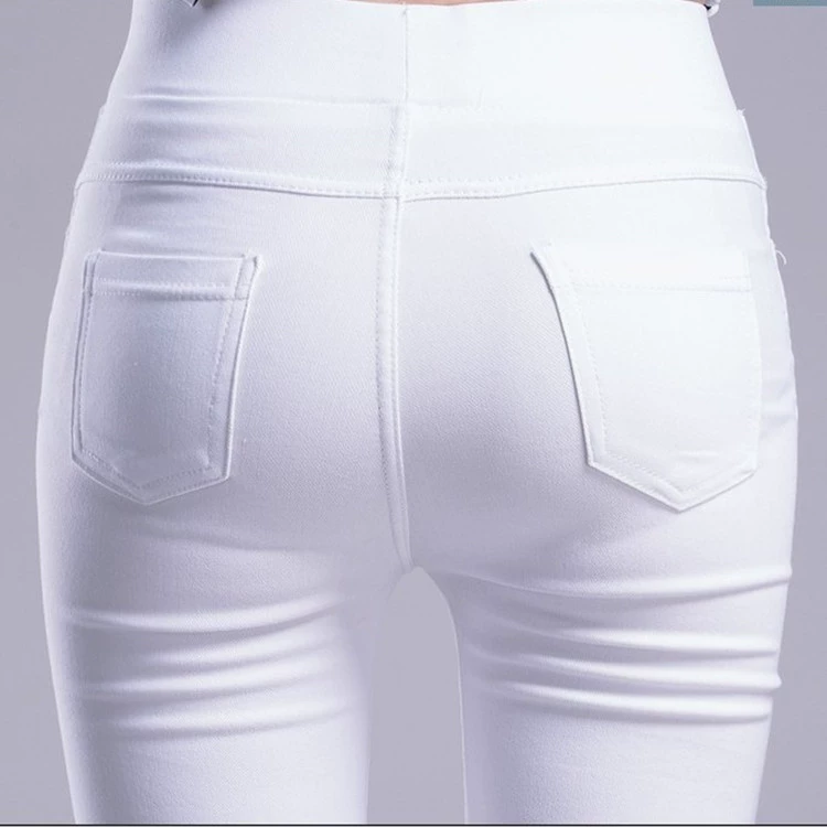 Осенние л leggings, эластичные брюки, карандаш, ростометр, эластичный пояс, высокая талия