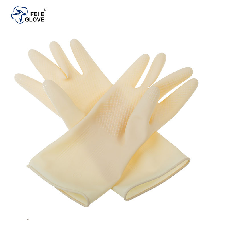 Carne tendón látex impermeable sitio de construcción resistente al desgaste hogar cocina impermeable habitación comida lavavajillas látex hogar guantes duraderos al por mayor