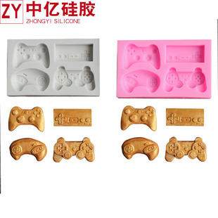 游戏机手柄键盘按钮翻糖硅胶模具软陶黏土滴胶DIY制作造型工具-阿里巴巴