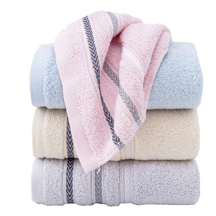 Gold No. Genuine goods thickened labor protection GA1336-19 pure cotton towel plain forged edge household face washing soft face towel