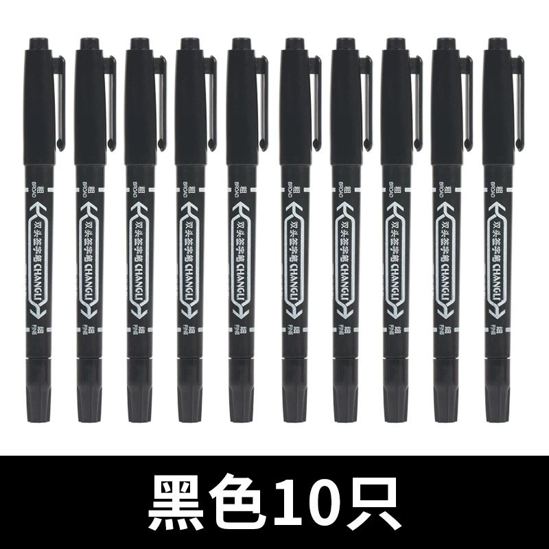 Liner painting, water-based pen, black stationery, 10 pieces, wholesale