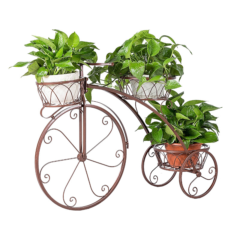 Estante de flores de varios pisos interiores especiales casa ideas de hierro forjado sala de estar ahorro de espacio maceta verde flor piso