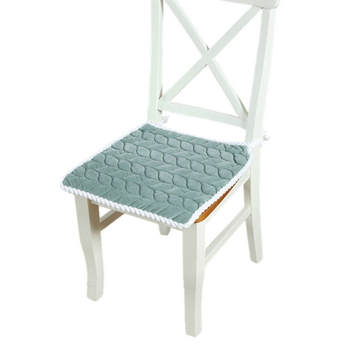 Custom Pure Color Winter Plush Chair Cushion Office Chair Pad Student Chair Seat Cushion for Wholesalers, Dropshipping One Piece
