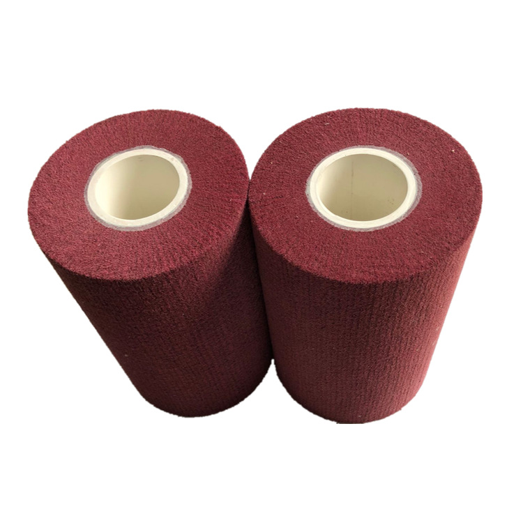 不织布刷辊200*316*75孔 尼龙辊轮 百洁布抛光轮飞翼轮厂家直销