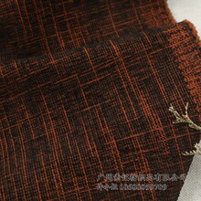 8103# 细绒条色织面料 秋冬中厚款棉麻服装布料 DIY服装外套布料