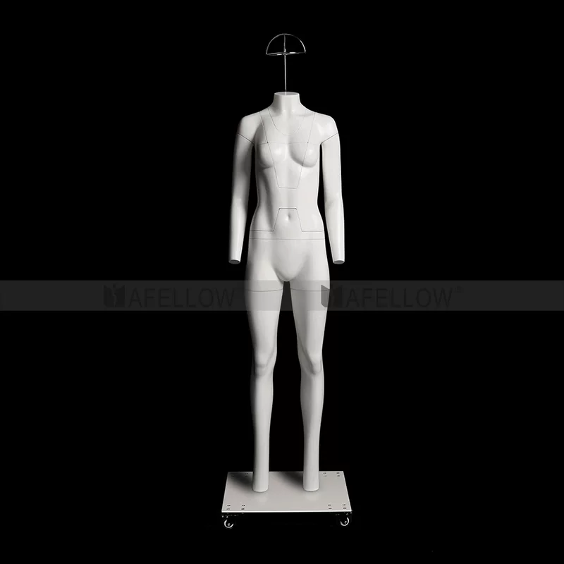 Invisible ghost removable universal fashionable matte white mannequin head