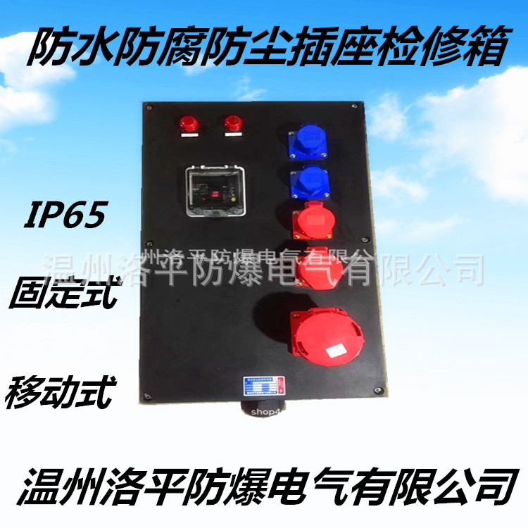 BXX51-5K防爆检修箱 粉尘防爆照明动力配电箱 IP65IP66户外插座箱