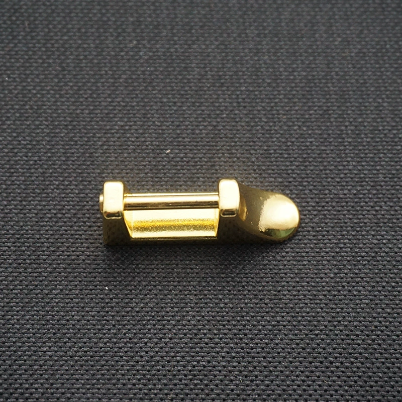 Заводская поставка наклонной ручки для багажа из цинкового сплава с основанием из сплава.