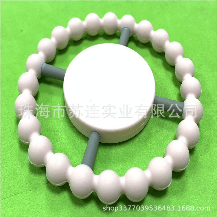 婴儿咬牙硅胶 婴儿玩具磨牙硅胶珠子 食品级磨牙硅胶件