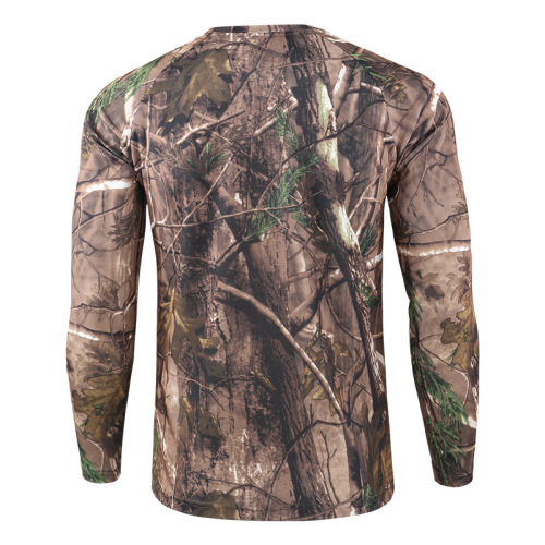 ESDY outdoor sports camouflage long-sleeved round neck quick-drying long-sleeved summer cycling jersey A659