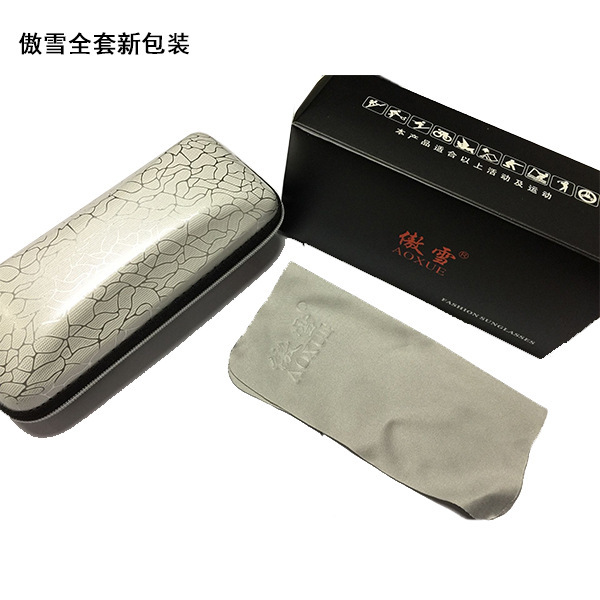 Gafas de sol para niños de moda gafas de embalaje caja de cordón caja de cuero accesorios boutique presbicia gafas caja fuente directa de fábrica