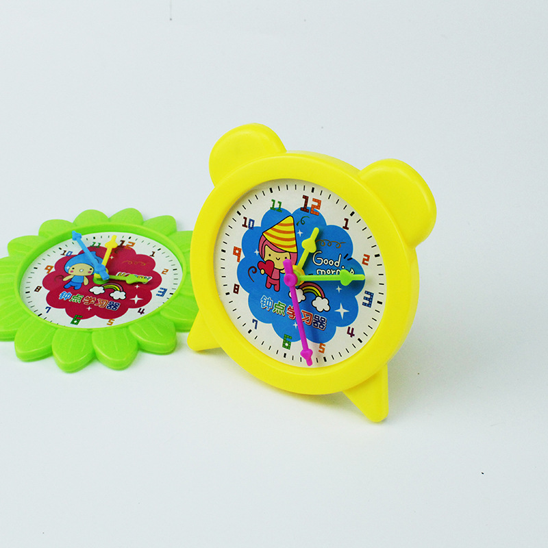 Reloj aprendiz cognitivo bebé calendario infantil relojes juguetes tiempo cognitivo bebé regalos de temporada escolar al por mayor