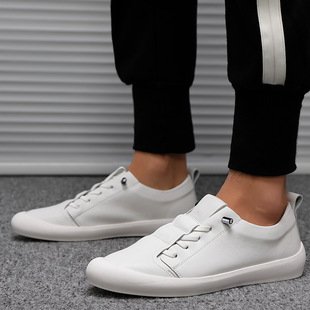 Summer New Genuine Leather Doug Shoes Men's Casual Driving Shoes Soft Sole Fashionable Leg All-match Lazy Shoes Z41-C