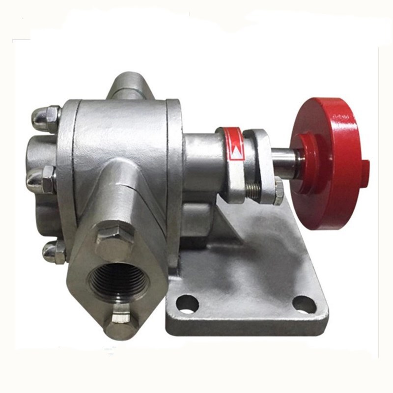 泊头齿轮泵厂家现货供应316材质齿轮泵KCB55齿轮泵一寸口径齿轮泵