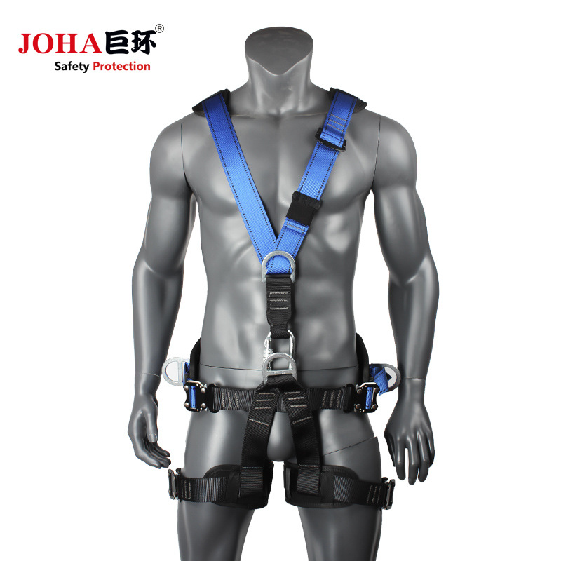 JHQS-104五点式全身式电工电力高空作业安全带批发