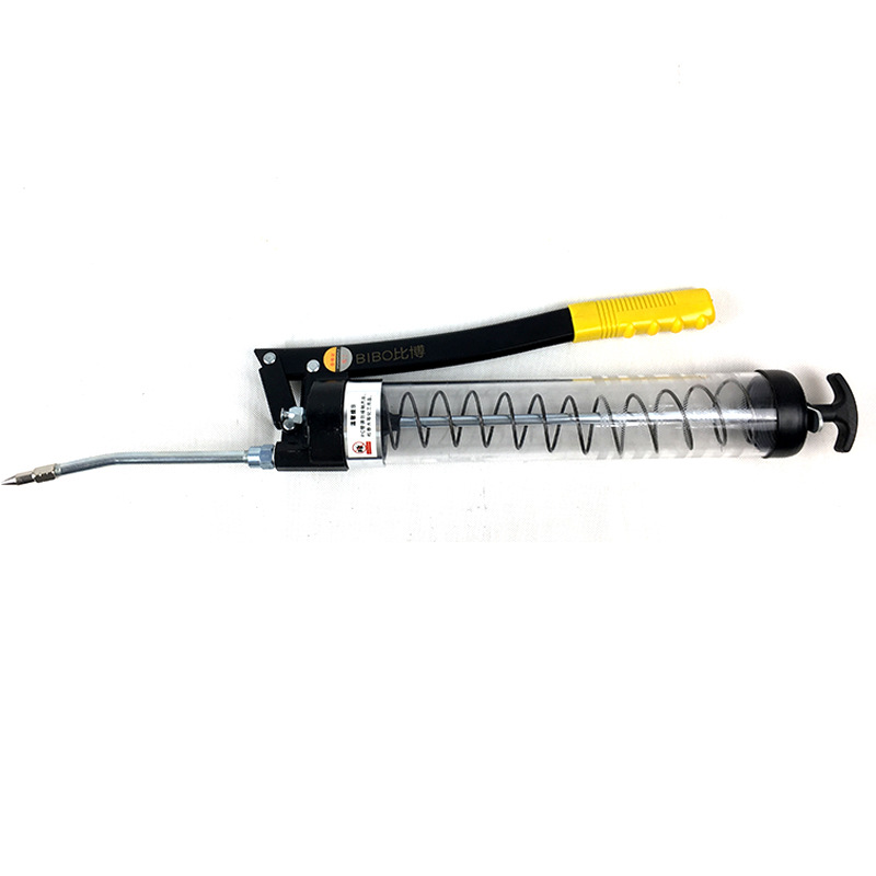 Transparent manual high-pressure single pressure double pressure Rod grease gun excavator car heavy-duty self-priming butter machine grab