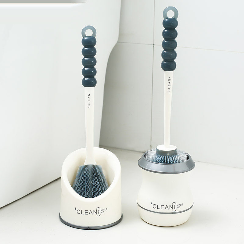 Toilet Brush Set Toilet Brush Cleaning Long Handle Bathroom Household Toilet Dead Corner Toilet Soft Bristles