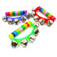 Hand Rattle Bells Baby Toys 0-1 Years Old Wooden String Bell Drum Bell Rattle for Children 3-6-9-12