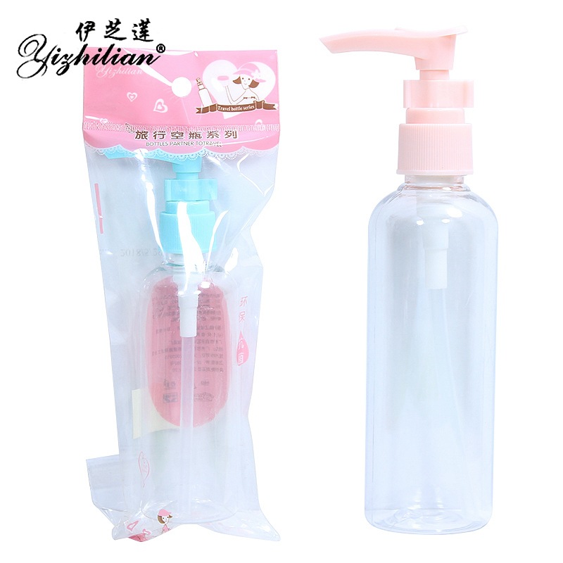 100ml鸭嘴透明喷瓶批发分装瓶乳液瓶鸭嘴瓶按压瓶旅行空瓶厂家