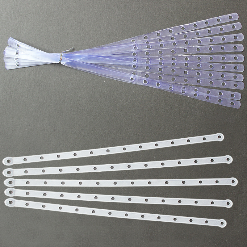 Hanger Connecting Strip Porous Hanger Clothing Store Connecting Leather Strip Wardrobe Hanging Leather Strip