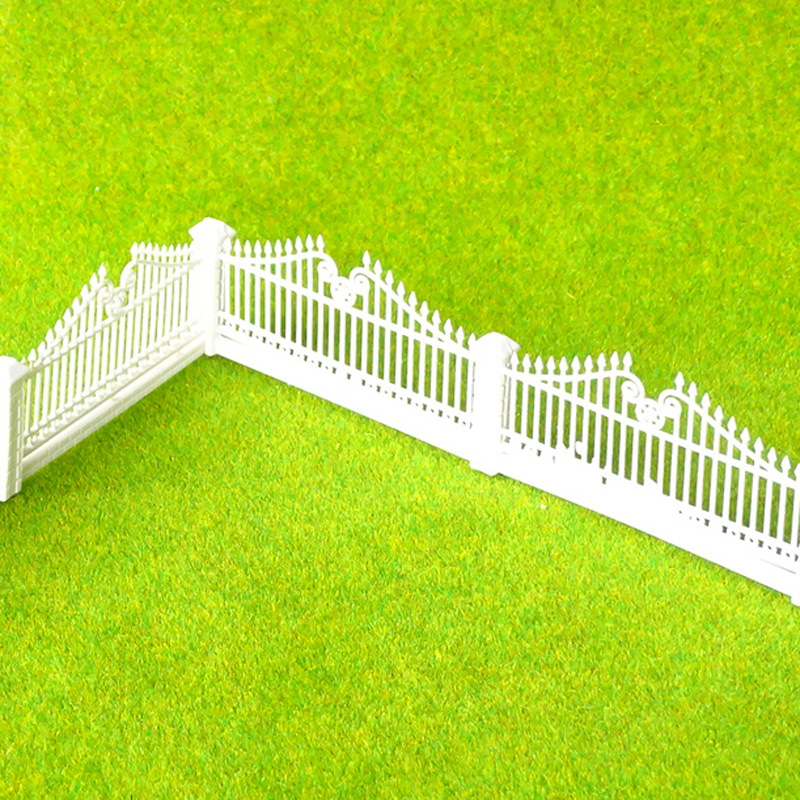 Modelo en miniatura valla mini jardín valla patio barandilla arena bandeja edificio escena en miniatura paisaje material 1 m
