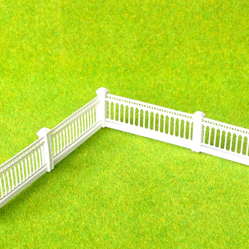 Modelo en miniatura valla mini jardín valla patio barandilla arena bandeja edificio escena en miniatura paisaje material 1 m