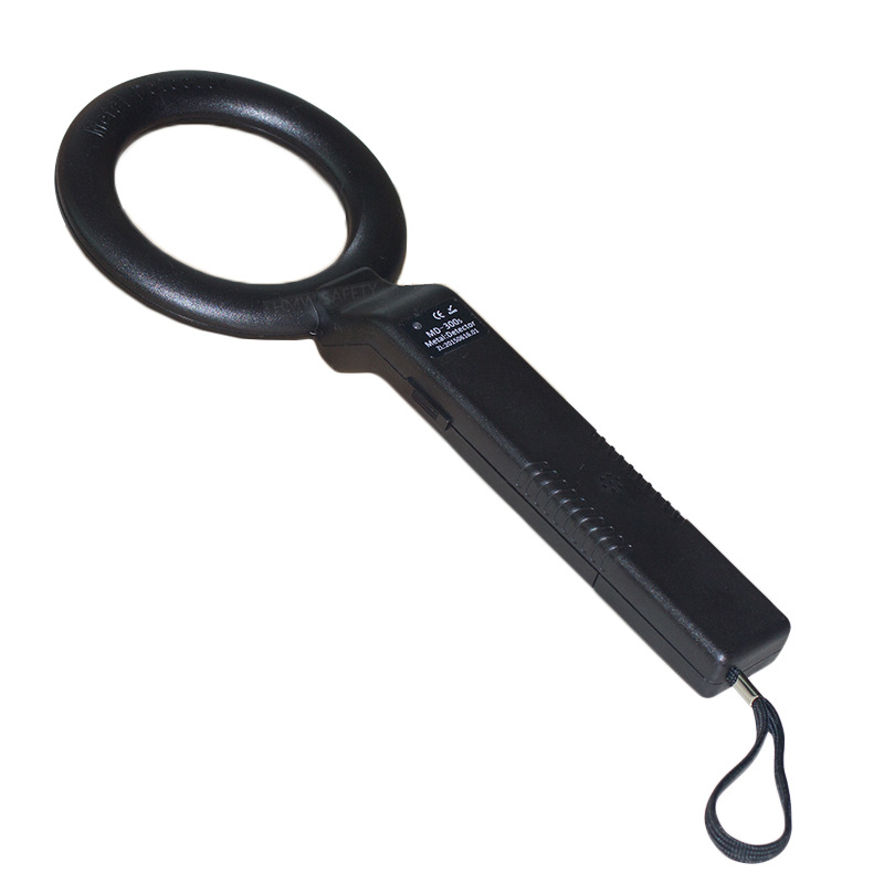 MD300圆型金属探测仪手持式学校考场车站保安搜身安检器高灵敏度