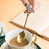 Coffee mixing stick stainless steel, ceramics, spoon, light luxury style