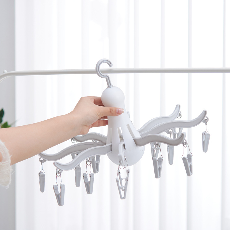 Household Foldable Rotating Hanger Drying Rack