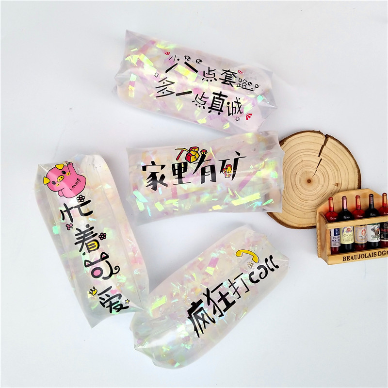 큰 사이즈는 물 뱀 투명 가죽 골드 실크 4 조수 언어를 잡을 수 없습니다 혼합