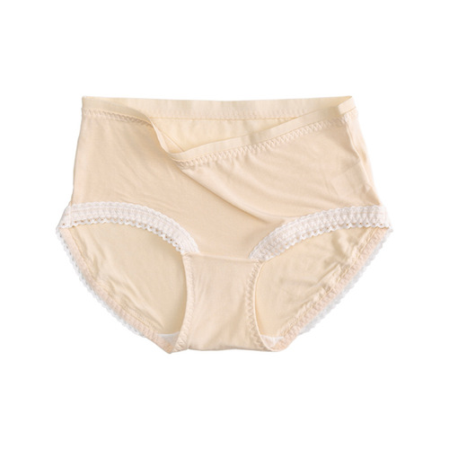 Modal underwear for women, pure cotton crotch, antibacterial, sexy, lace, breathable, high-waist, large size, tummy-controlling, butt-lifting briefs