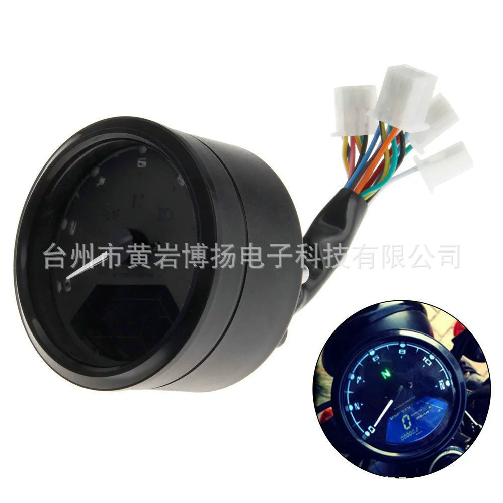 Мотоциклетный модифицированный прибор ретро-стиля, одометр с ЖК-дисплеем/новый комплект приборов