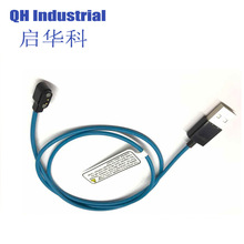 工廠直銷適用各類電子產品2Pin智能水杯保溫杯手表磁吸充 電線器