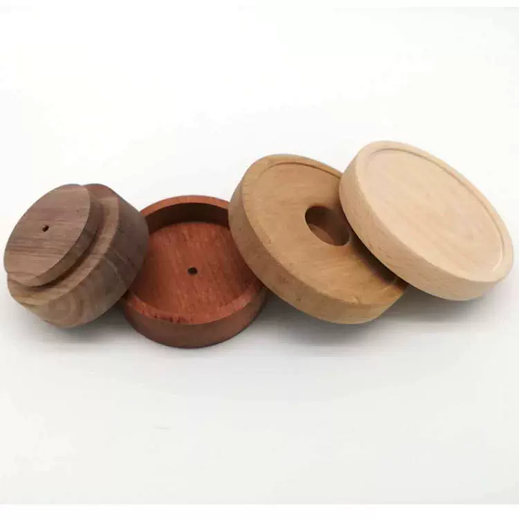 厂家订 制竹木工艺品 竹木盖 木杯盖 玻璃蜡烛杯木盖 竹盖子实木
