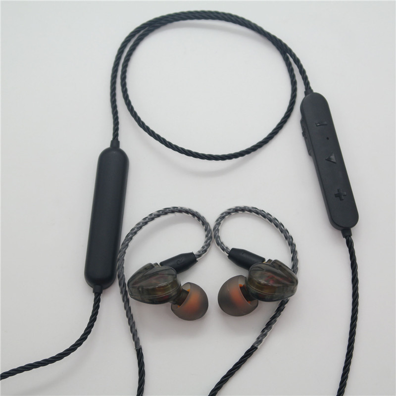 New product wholesale ear-mounted sports Bluetooth headset pluggable universal Shure headset with wire control MMCX interface