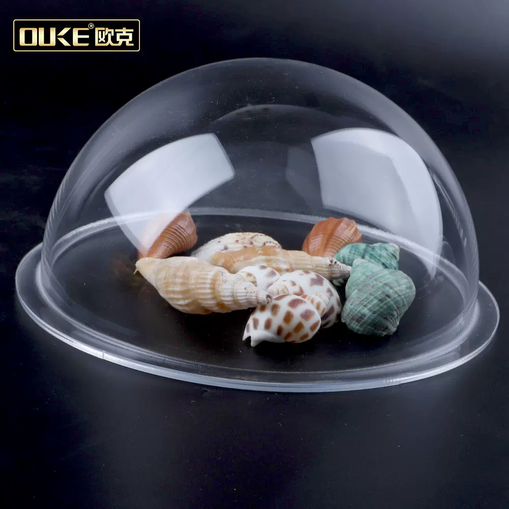 厂家直销 批发透明展示防尘罩 有机玻璃球形罩 亚克力半圆防尘罩