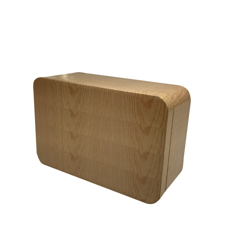 马口铁长方形铁盒 木纹印刷效果收纳通用铁盒 茶叶盒 礼品金属盒