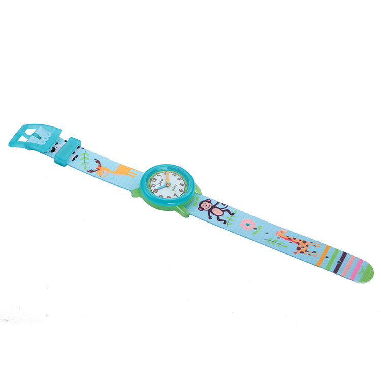 Children's watch Children's cartoon watch Waterproof children's time-sensitive ribbon cartoon quartz watch_voghion.com