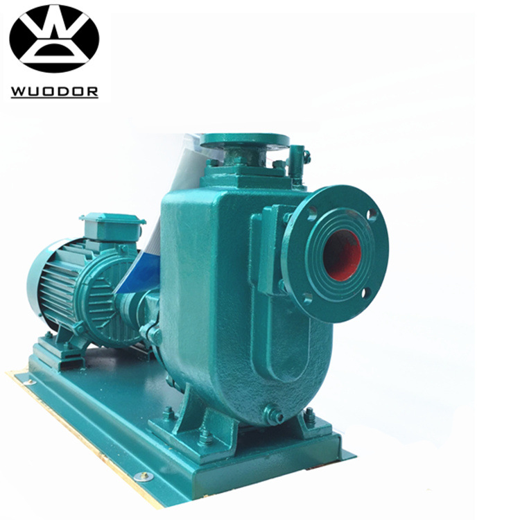WUODOR惠沃德管道污水泵50ZW18-22泵 3KW自吸式排污泵 卧式增压泵