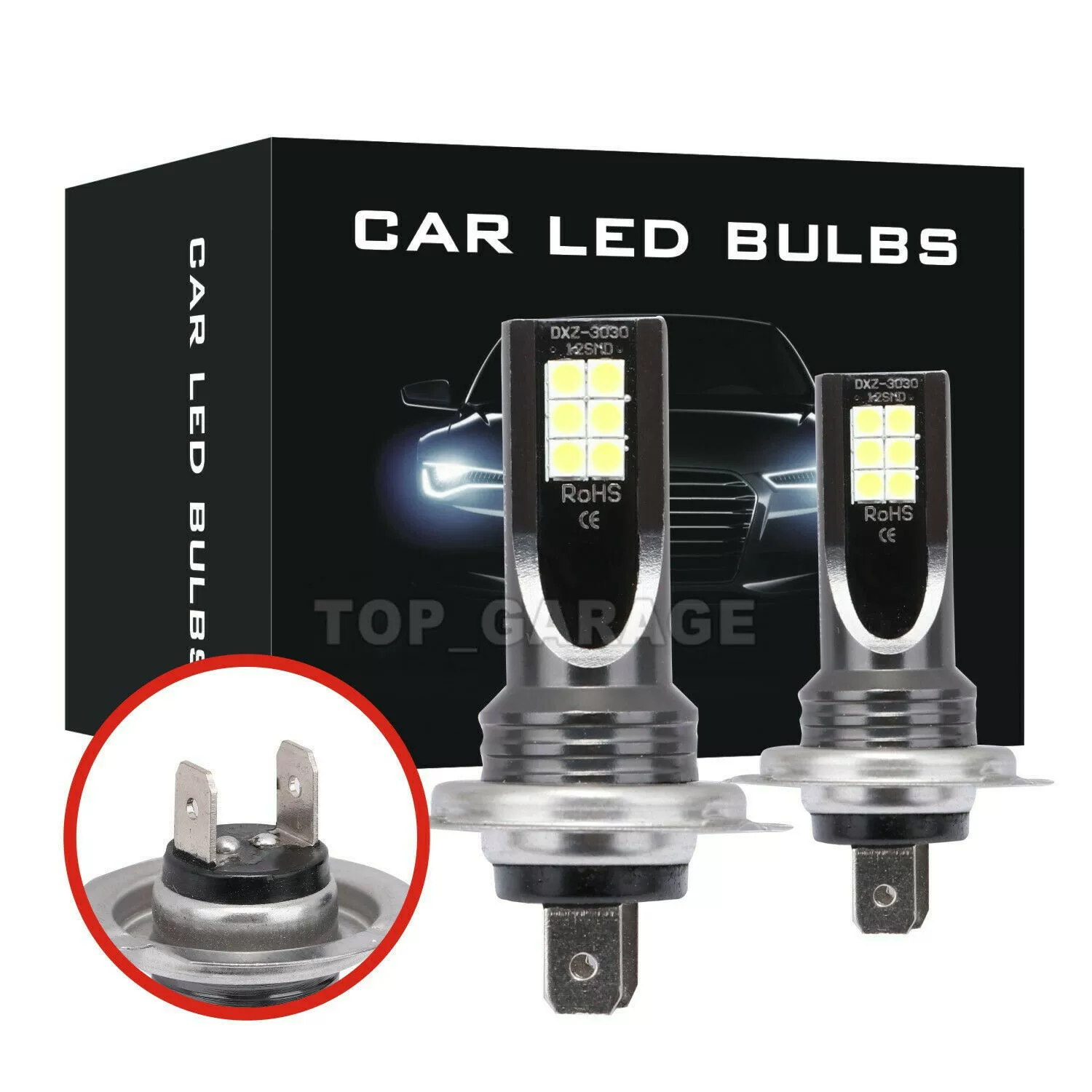 LED-лампа, 12В, 24В, 24 Вт