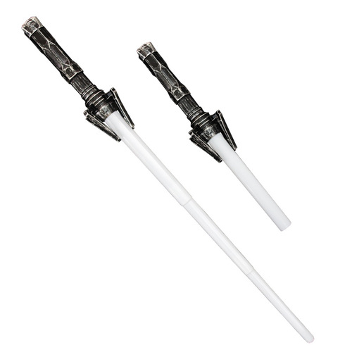 Cross-border foreign trade two-in-one retractable light saber Star Wars seven-color retractable flashing sword novelty and unique light-up toy