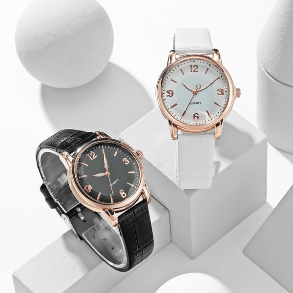 two-color swiss watch