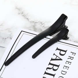 新款黑色简约塑料鸭嘴夹理发夹刘海夹美发夹小饰品批发夹子发夹