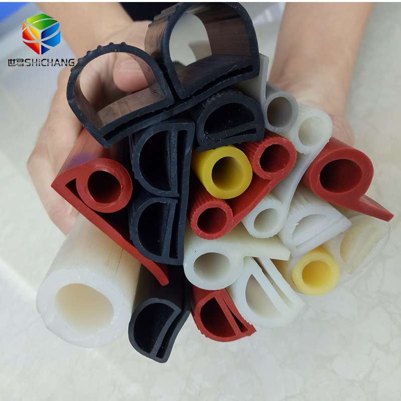 彩色硅胶密封条  异型硅胶密封条 冷库门蒸箱烤箱密封条