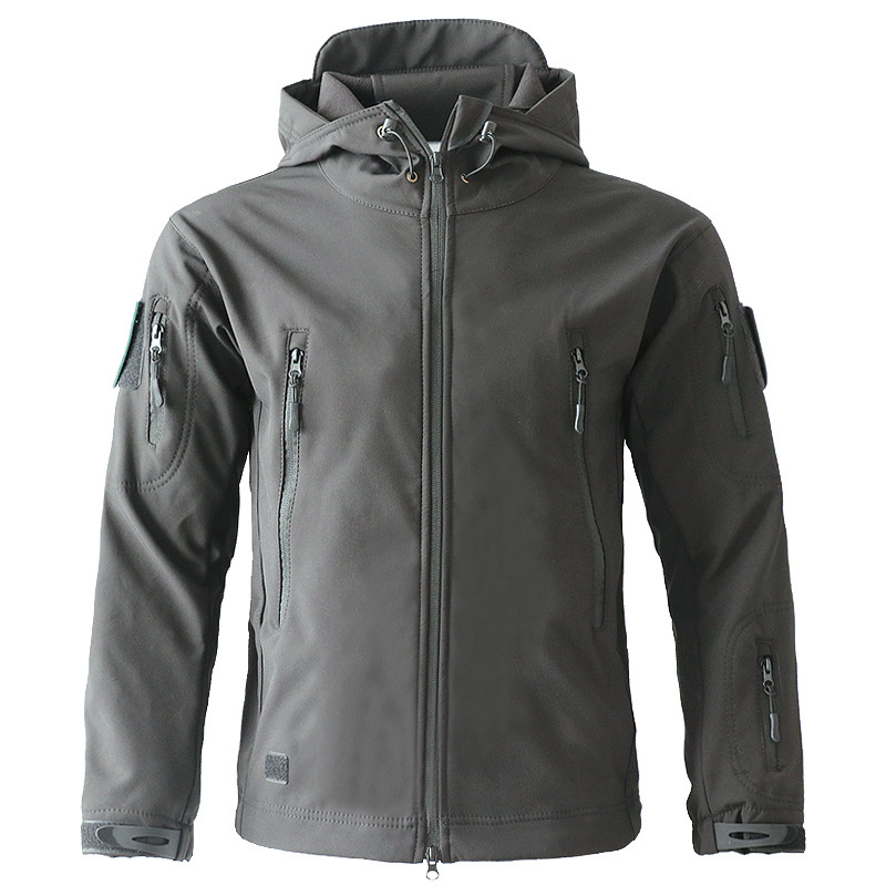 Chaqueta Softshell Térmica para Hombre de Nylon, Cortavientos e Impermeable para Deportes al Aire Libre y Senderismo image 6